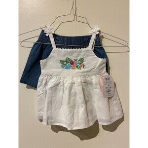 NWT Wonder Nation Blue & White Outfit - Tank & Shorts - 4T